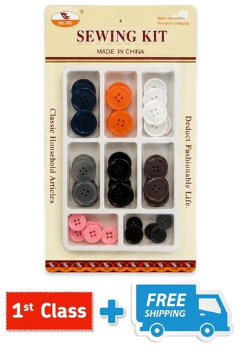 Mixed buttons pack small large - mixed,