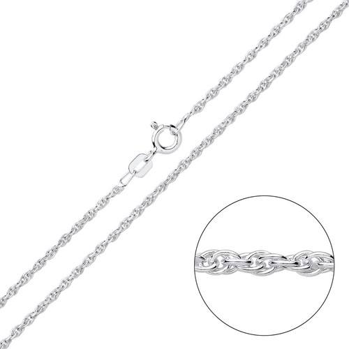 925 sterling silver solid rope - silver,