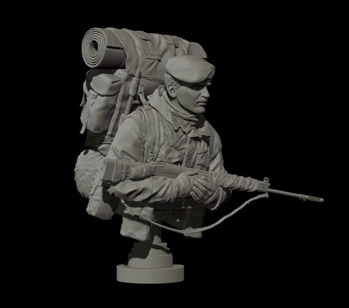 Royal marine bust falklands - bust,