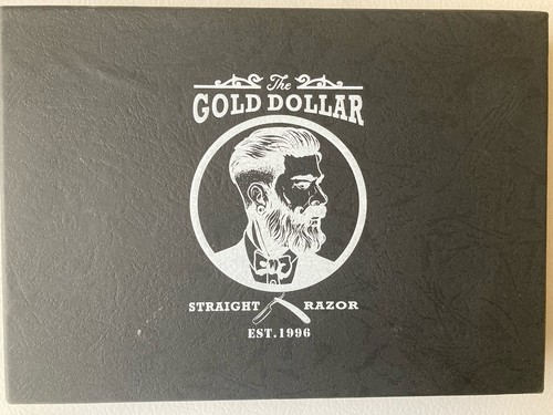 Gold dollar straight razor kit - straight,