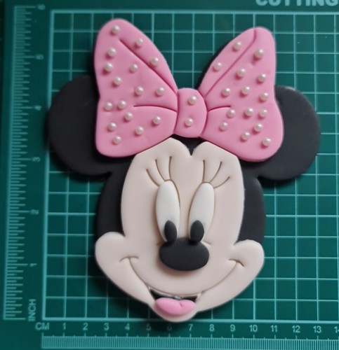 Pink minnie mouse edible cake - mouse,