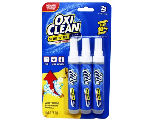 Oxiclean the stain - on,