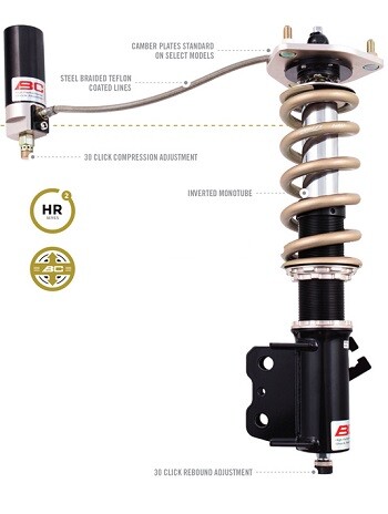 Racing series coilovers - bc, hm