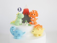 Dinosaur Cake Topper Fondant