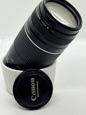 Canon EF 75-300mm F4-5.6 USM III Autofocus Zoom Lens *small bit edge fungus* ExC