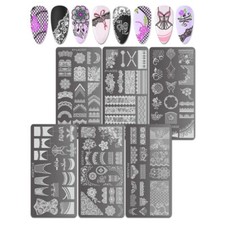 6PCS Nail Art Stamping Plates