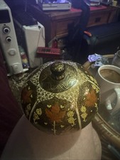 Paper Mache Trinket Box Round