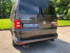 VOLKSWAGEN VW T5 TRANSPORTER LWB 2.5 TDi CYBOX STAINLESS DUPLEX EXHAUST SYSTEM