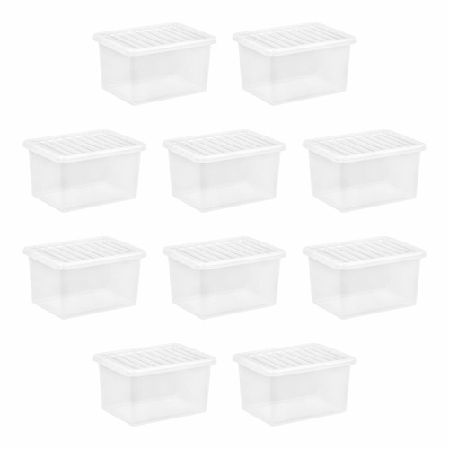 Litre clear plastic - 10, 25