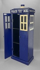 Vintage LARGE Handmade DR WHO TARDIS Style 3 SHELF CUPBOARD - 77cm x 28cm x 19cm