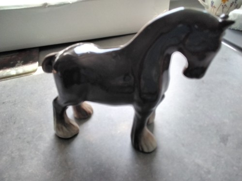 Ceramic vintage shire - ?, horse