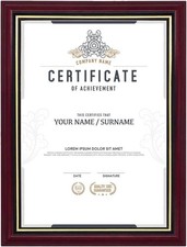 GraduatePro A4 Certificate