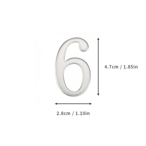 5x3cm stainless steel door - stainless,