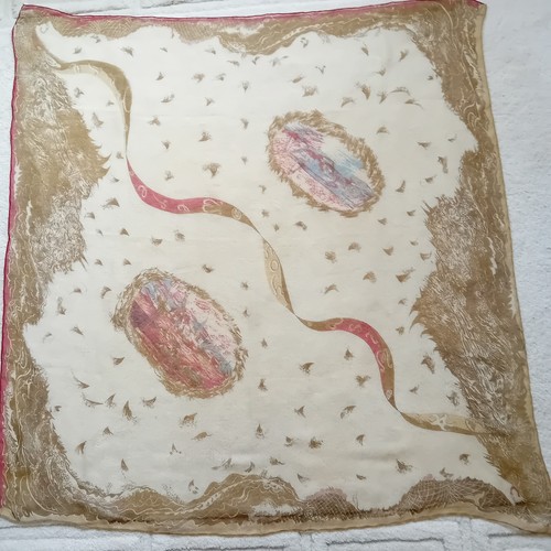 Rare silk square - 100cm, 'newlyn