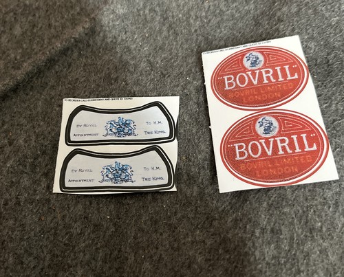 Old label bovril bottle - bovril,