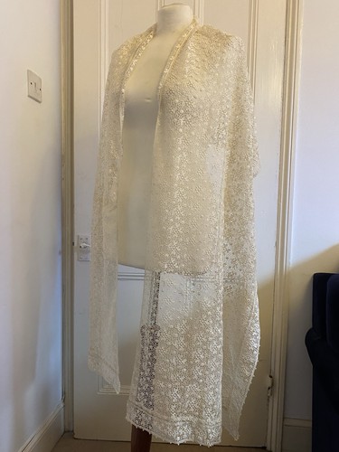 Large antique irish crochet - large,