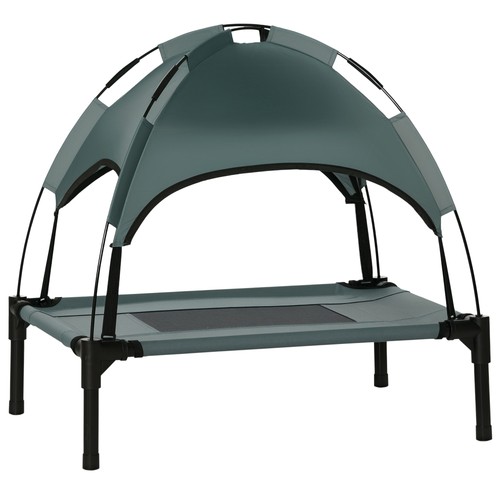Pawhut 61cm elevated dog - dog, bed