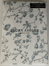 Laura Ashley Blue Seaspray 200 Thread Count 100% Cotton Aria Double Duvet Set