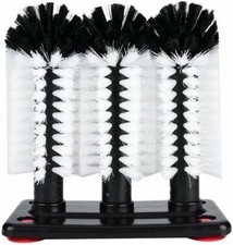 Set of 3 Brush Glass Washer
