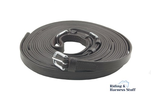 Ideal leather driving reins - leather,