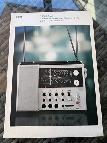 Braun t1000 global radio - braun,