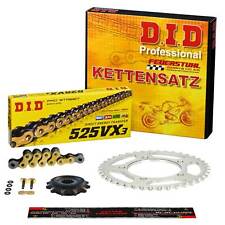 Chain Set Honda CB 1000 R (SC80) 18-23, DID EXTRA Reinforced, Gold, Rubberized