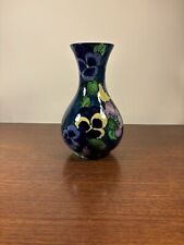 Vintage Royal Stanley Jacobean Ware Pansy Vase