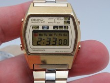 Vintage mens lcd wrist watch