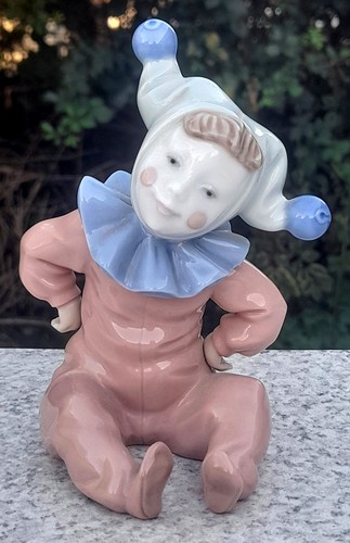 Nao lladro figure - lladro, jester