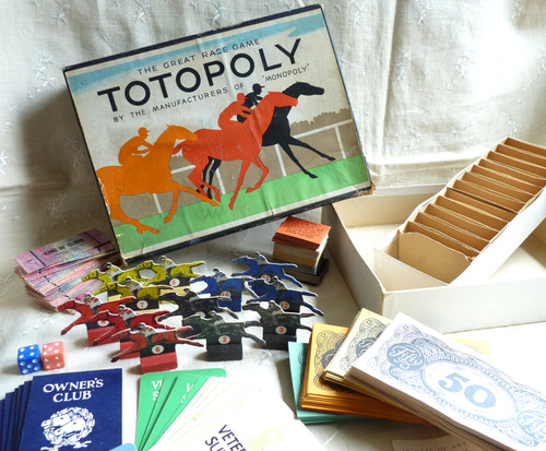 Vintage totopoly board game - board,