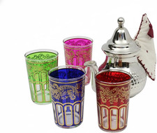 Moroccan Hammered Tea Set
