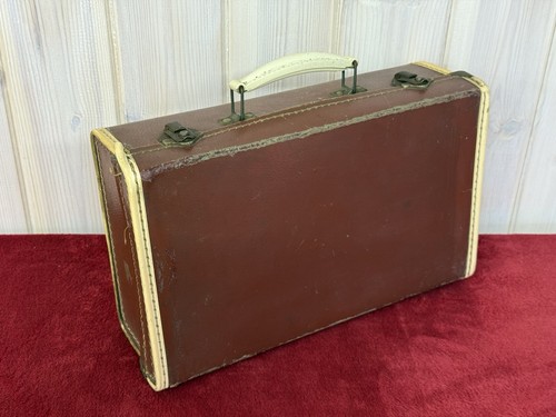 Vintage 1950s small red - , brown