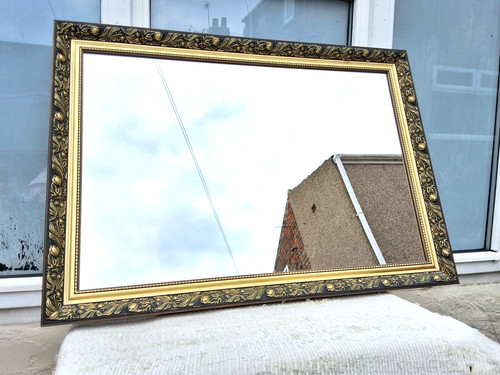 Large rectangular wall mirror - rectangular,