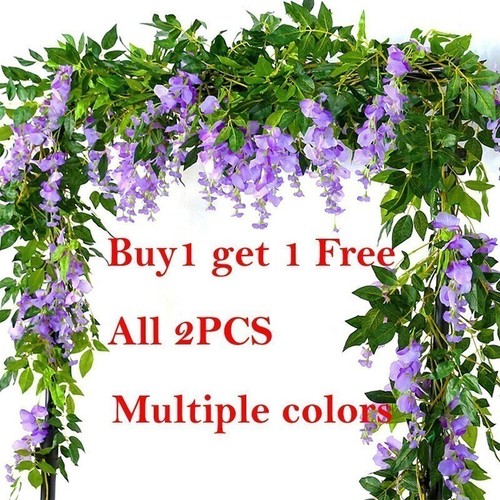 7ft artificial wisteria vine - artificial,
