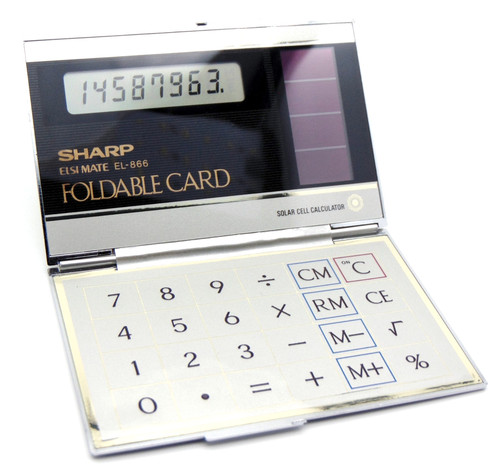 Sharp 867 foldable card - sharp,