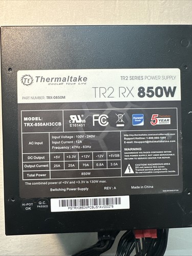 Thermaltake tr2 850w - thermaltake,