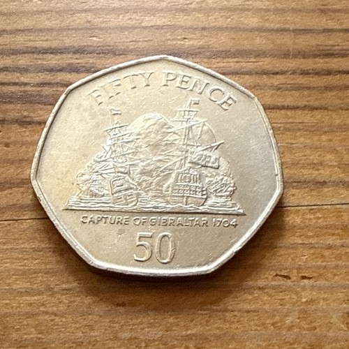 Capture gibraltar 50p 2006 - gibraltar,