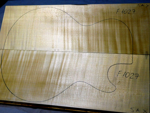 Flame maple carved top for - flame,
