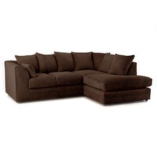 Luxor Brown Corner Sofa