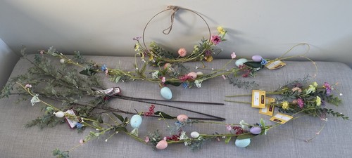 Easter pastel egg - pastel, floral