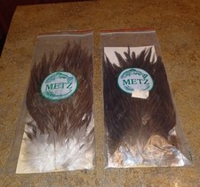 Metz Feathers Lot Of 2 For Fishing or Crafting 