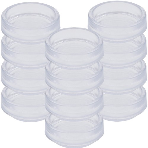 12x castor cups - cups, clear