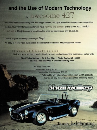 Shell valley cobra - kit, car