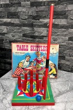 Vintage Chad Valley Table Skittles Family  Pub Bar Skittles Board Game Boxed