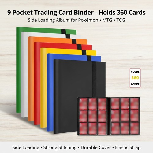 Pocket trading card binder - 9,