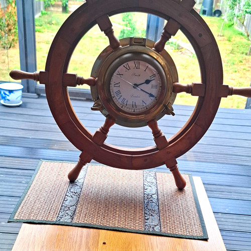 Smith nautical ship wheel - nautical,
