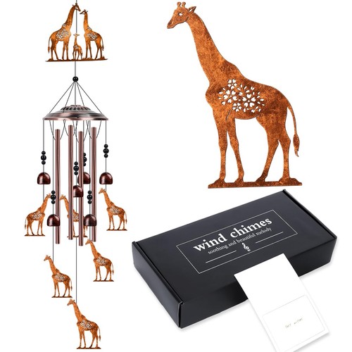 Riletese giraffe wind chimes - wind,