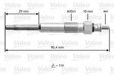 345101 valeo glow - plug, for