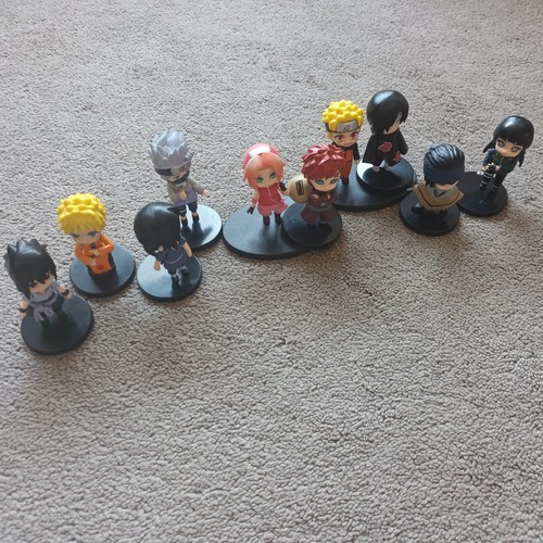 Mini naruto figures bundle x10 - naruto,