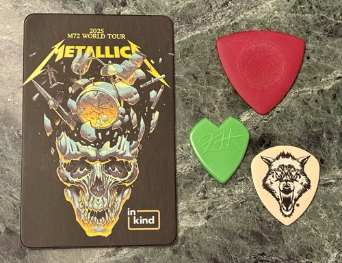 Metallica m72 tour card and - m72,